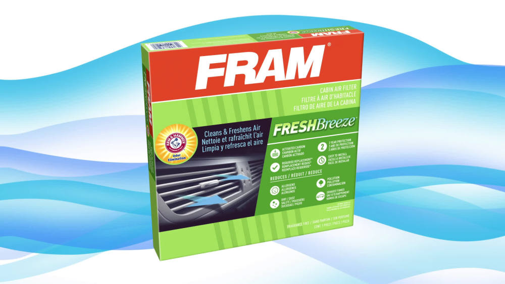 FRAM CF10828, Fresh Breeze Cabin Air Filter with Arm & Hammer Baking Soda, for Select Mercedes-Benz Vehicles Fits select: 2006-2013 MERCEDES-BENZ ML, 2007-2013 MERCEDES-BENZ GL - image 2 of 9