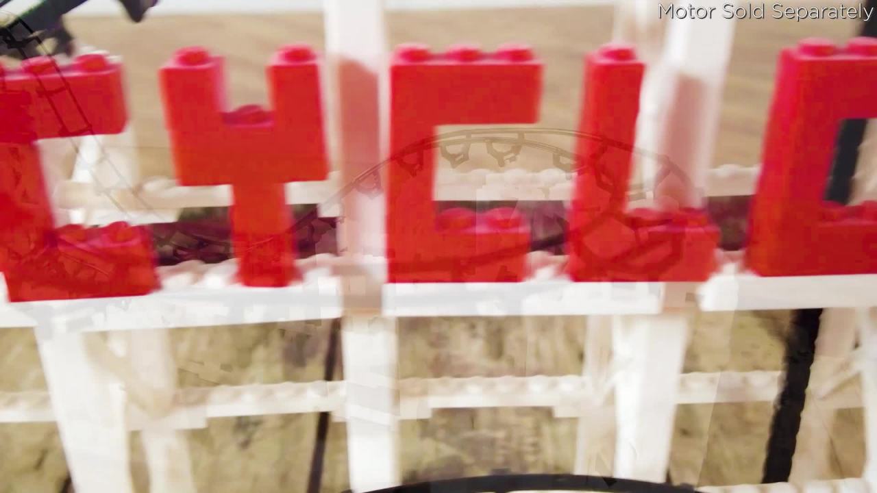 thumbnail video image 2 of CDX Blocks: Cyclone - 900+ Pieces,  Building Brick Set, Gravity Powered Roller Coaster Model, Promotes STEM Learning, 2 of 11