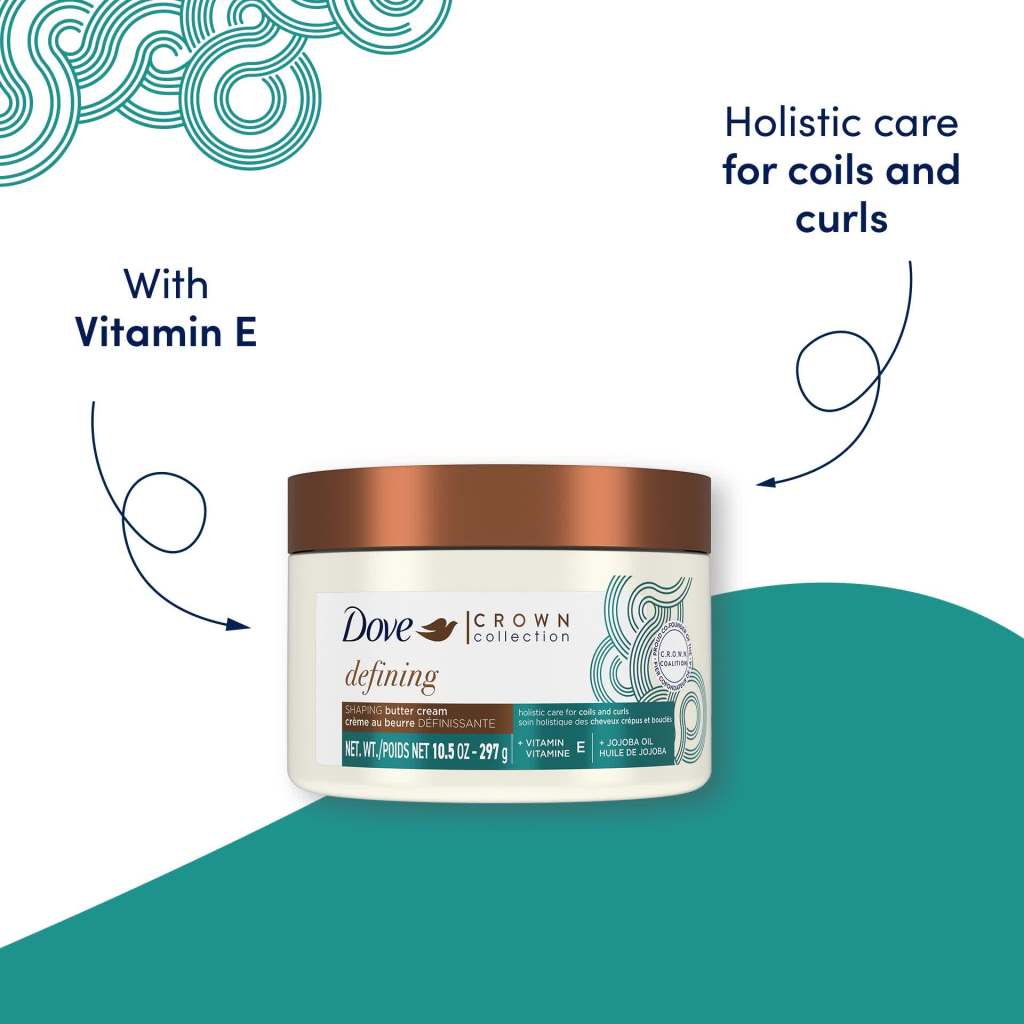 thumbnail video image 2 of Dove Amplified Textures Shaping Butter Cream 10.5 oz, 2 of 11