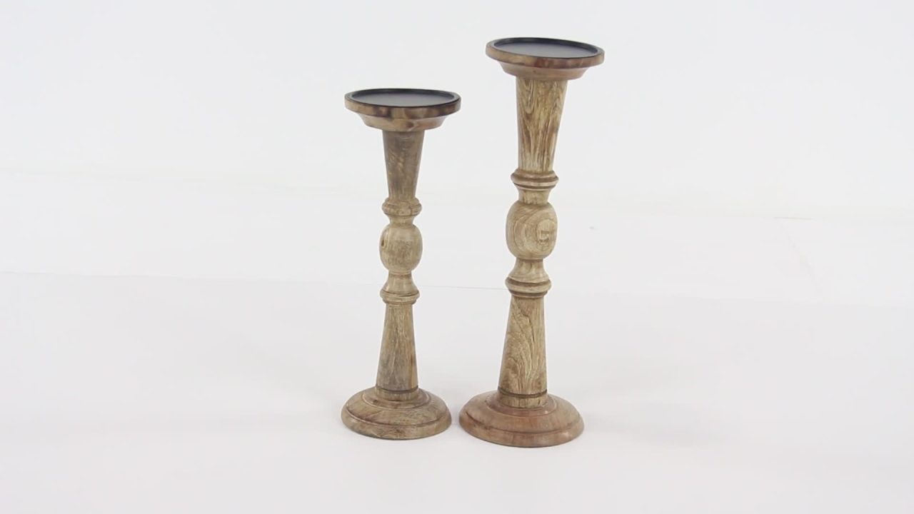 thumbnail video image 2 of DecMode 23", 29"H Natural Hurricane, Light Brown, 2 - Pieces, 2 of 3
