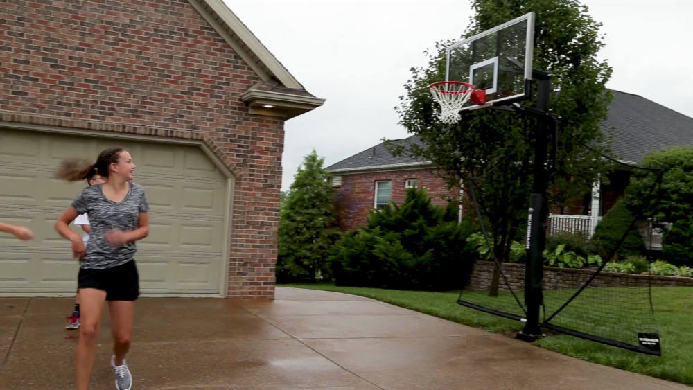 Silverback Basketball Yard Guard Defensive Net System Rebounder with