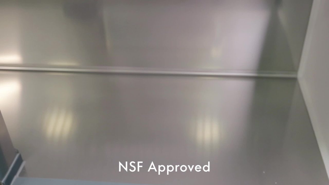 thumbnail video image 2 of Maxx Cold Three-Door Refrigerated Sandwich and Salad Prep Station, 71.7"W, 18 cu. ft. Storage Capacity, Equipped with (18) 4” Deep Pans and Cutting Board, in Stainless Steel (MXCR72SHC), 2 of 5