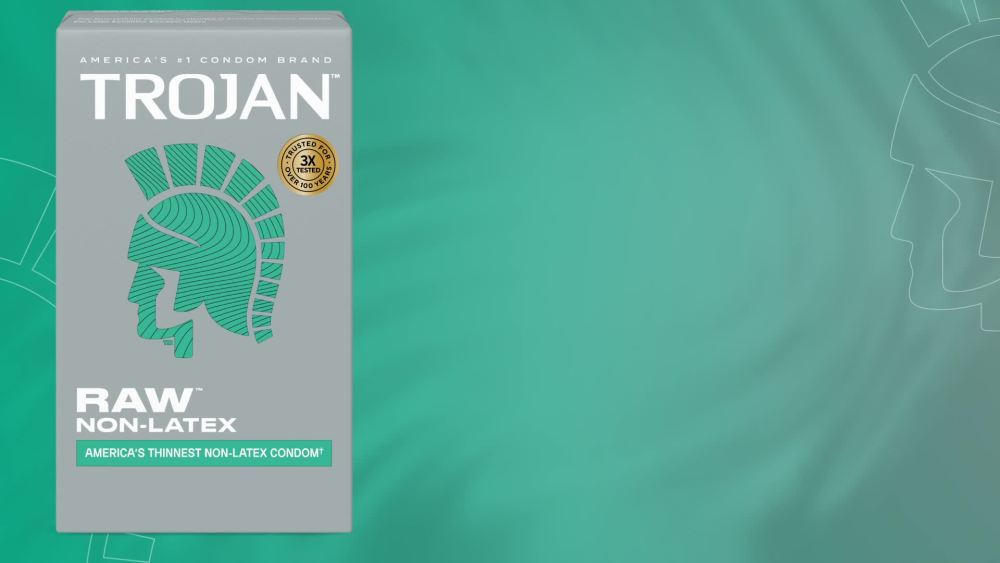 thumbnail video image 2 of Trojan Raw Non-Latex Lubricated Thin Condoms for Men, America’s Thinnest Latex-Free Condom, 10 count, 2 of 13