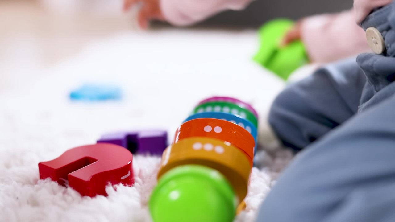 thumbnail video image 2 of Melissa & Doug Counting Caterpillar - Classic Wooden Toy With 10 Colorful Numbered Segments, 2 of 10