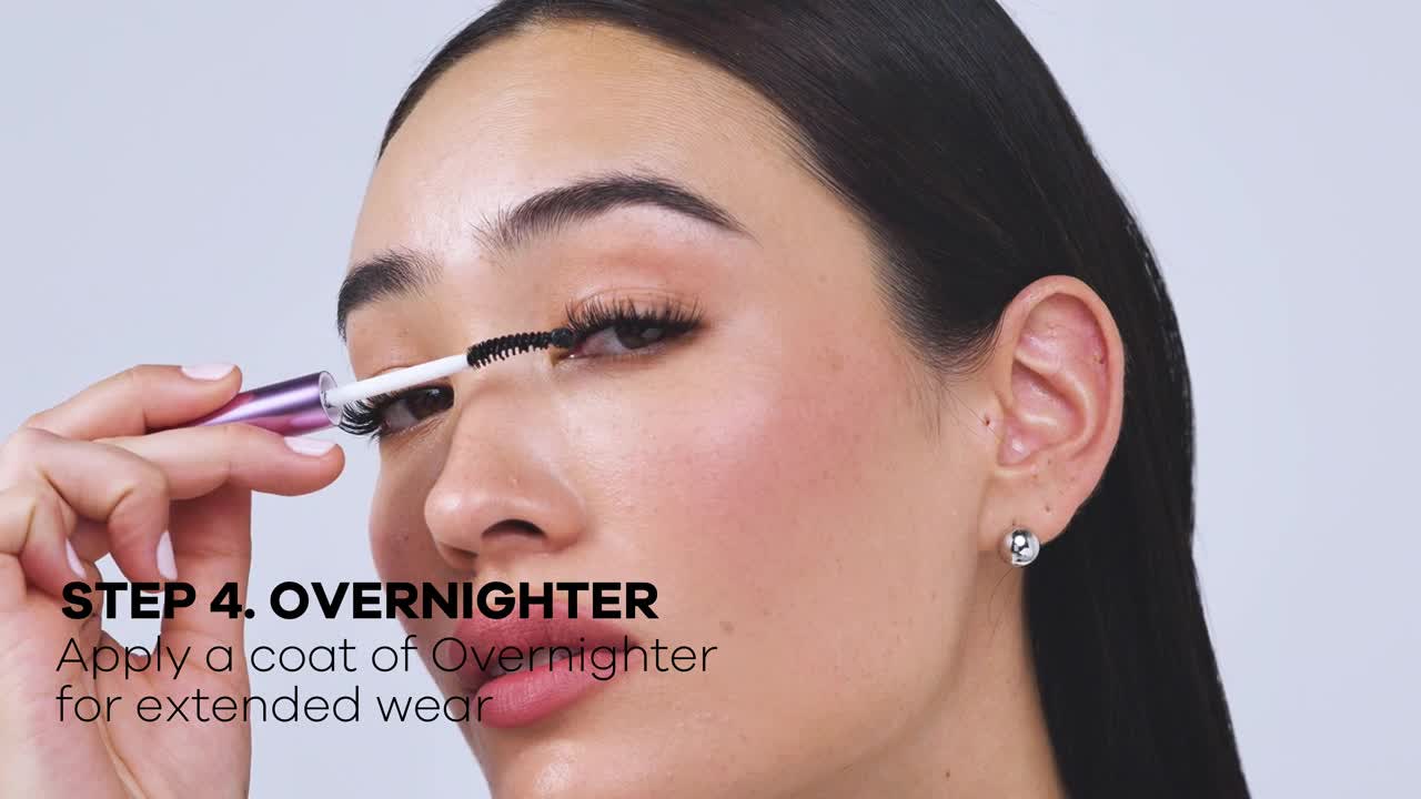 thumbnail video image 2 of KISS Falscara False Eyelashes Special All Inclusive Kit, Cluster Lashes, Lengthening, Black, 10mm-14mm, 36 Pieces, 2 of 14