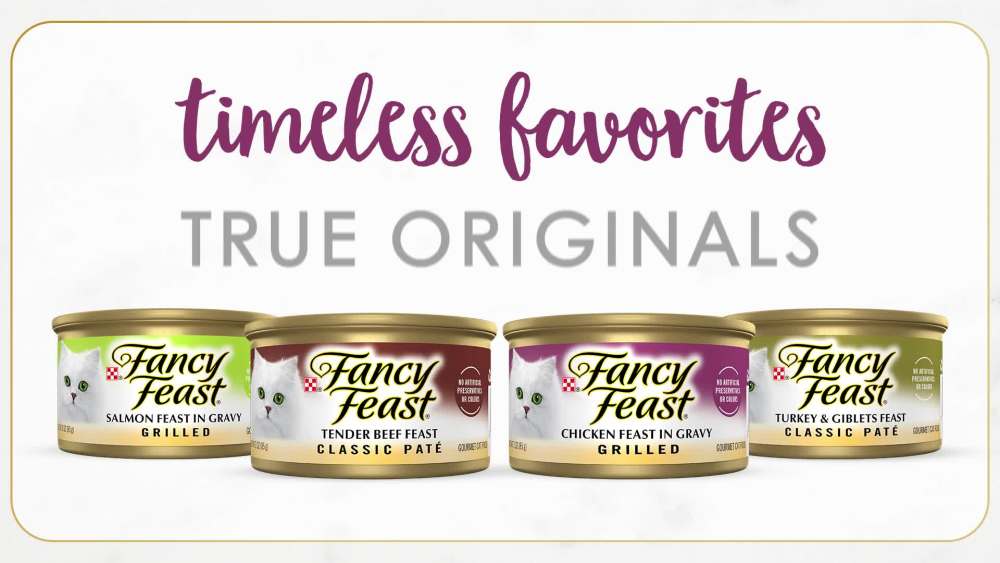(30 Pack) Fancy Feast Grain Free Pate Wet Cat Food Variety Pack Poultry