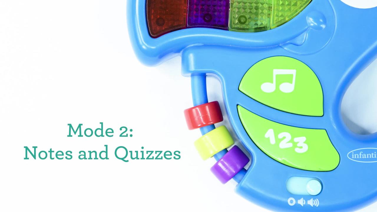 thumbnail video image 2 of Infantino Piano & Numbers Learning Toucan, 6-36 Months, Blue, 2 of 6