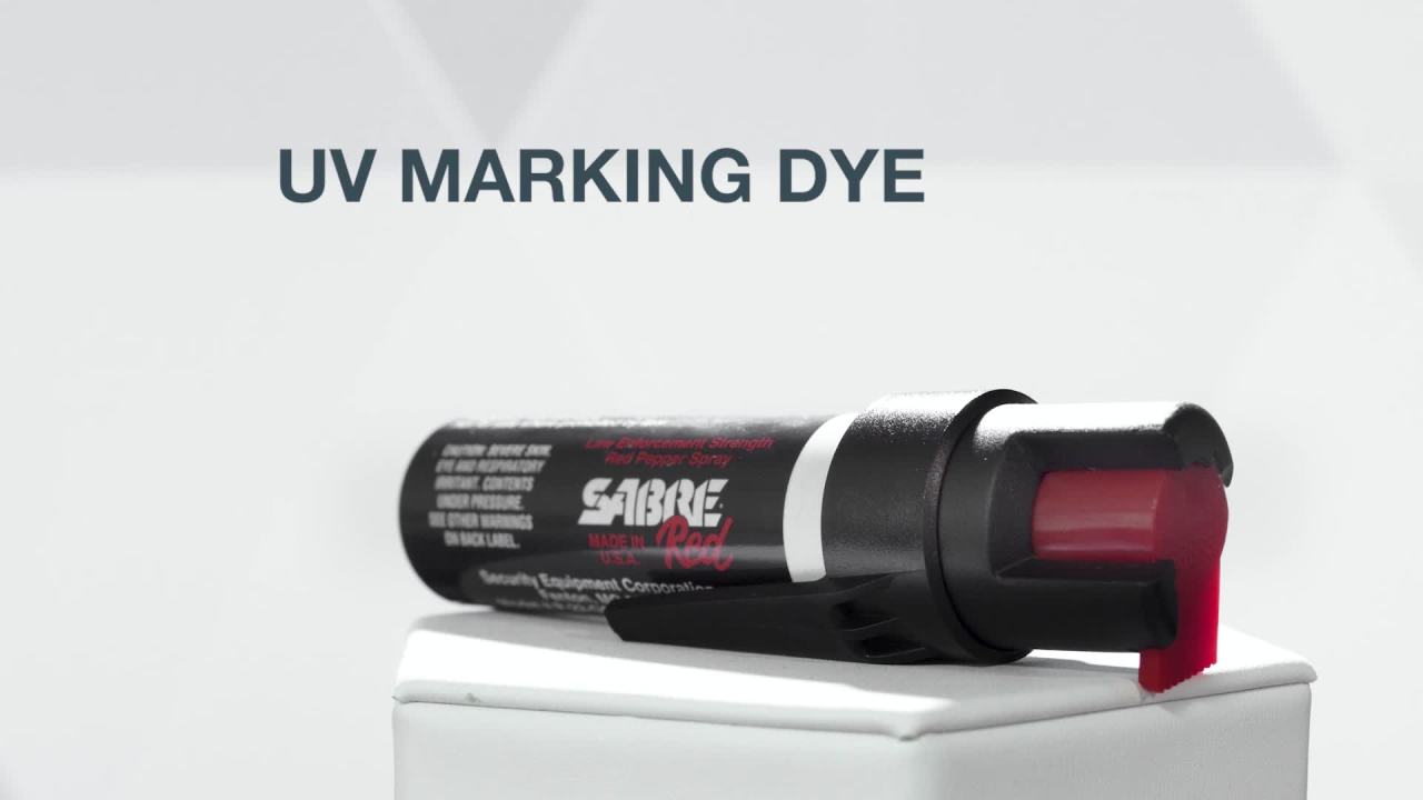 thumbnail video image 3 of SABRE Realtree Edge Camouflage Compact Pepper Spray with Clip, 3 of 9