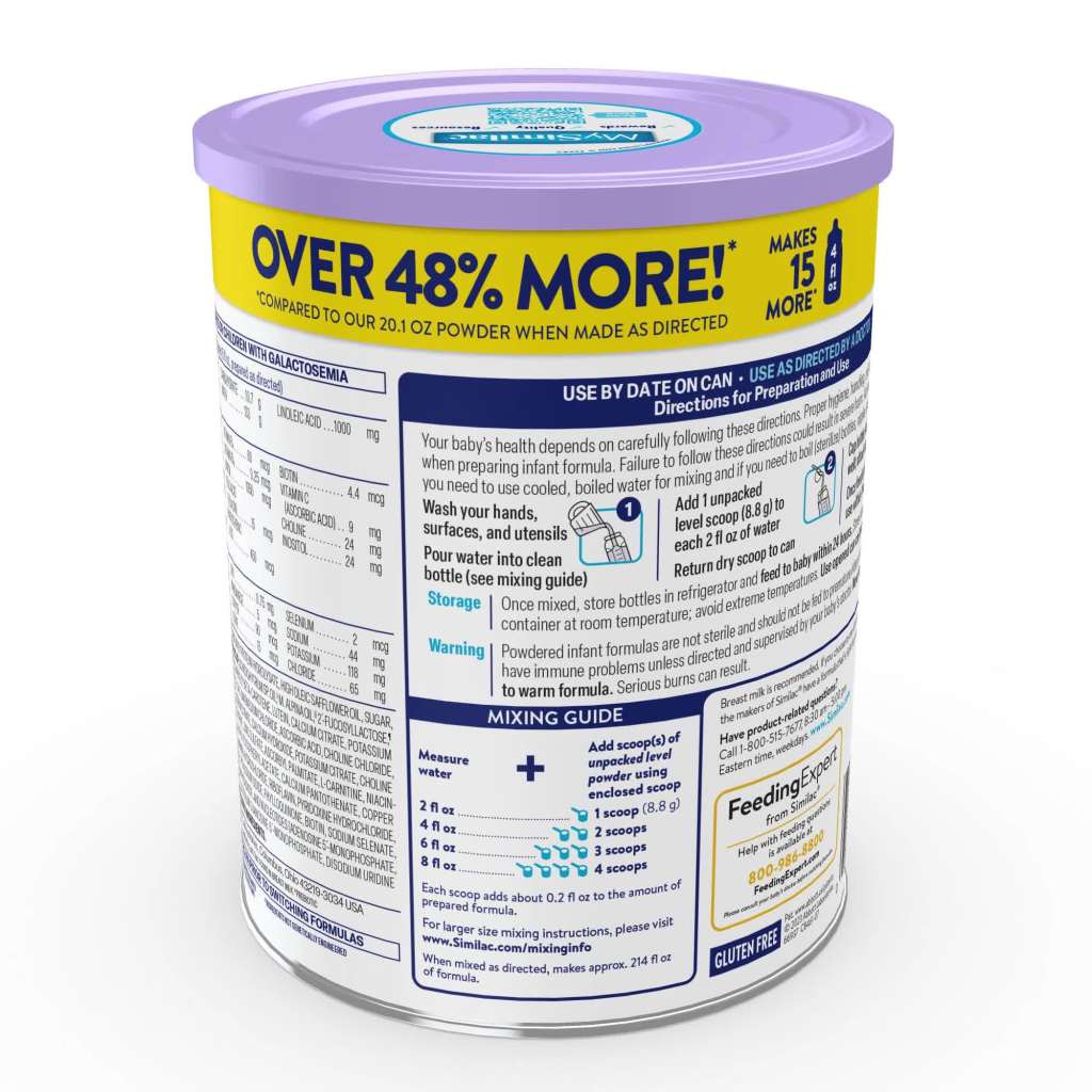 thumbnail video image 2 of Similac Pro-Total Comfort Powder Baby Formula, 29.8-oz Value Can, Pack of 6, 2 of 14