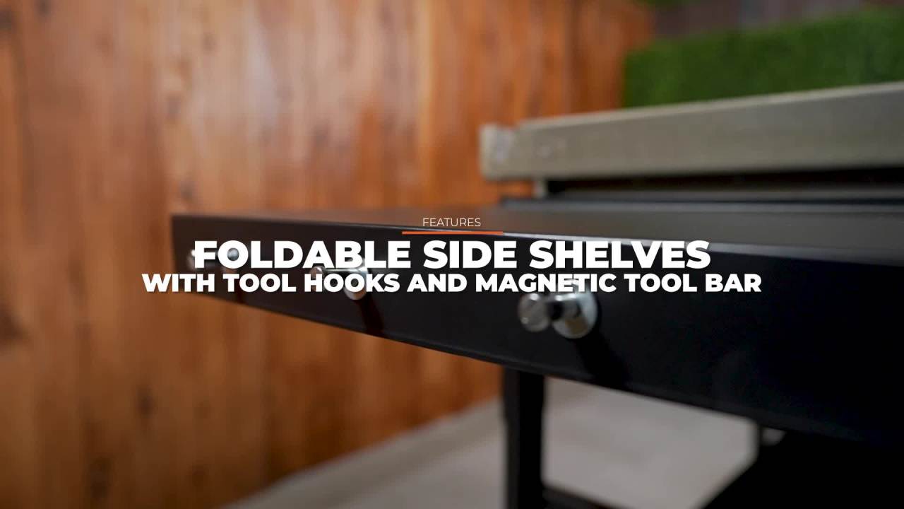 thumbnail video image 2 of Blackstone Original 4-Burner 36" Propane Omnivore Griddle with Dual Side Shelves, 2 of 11