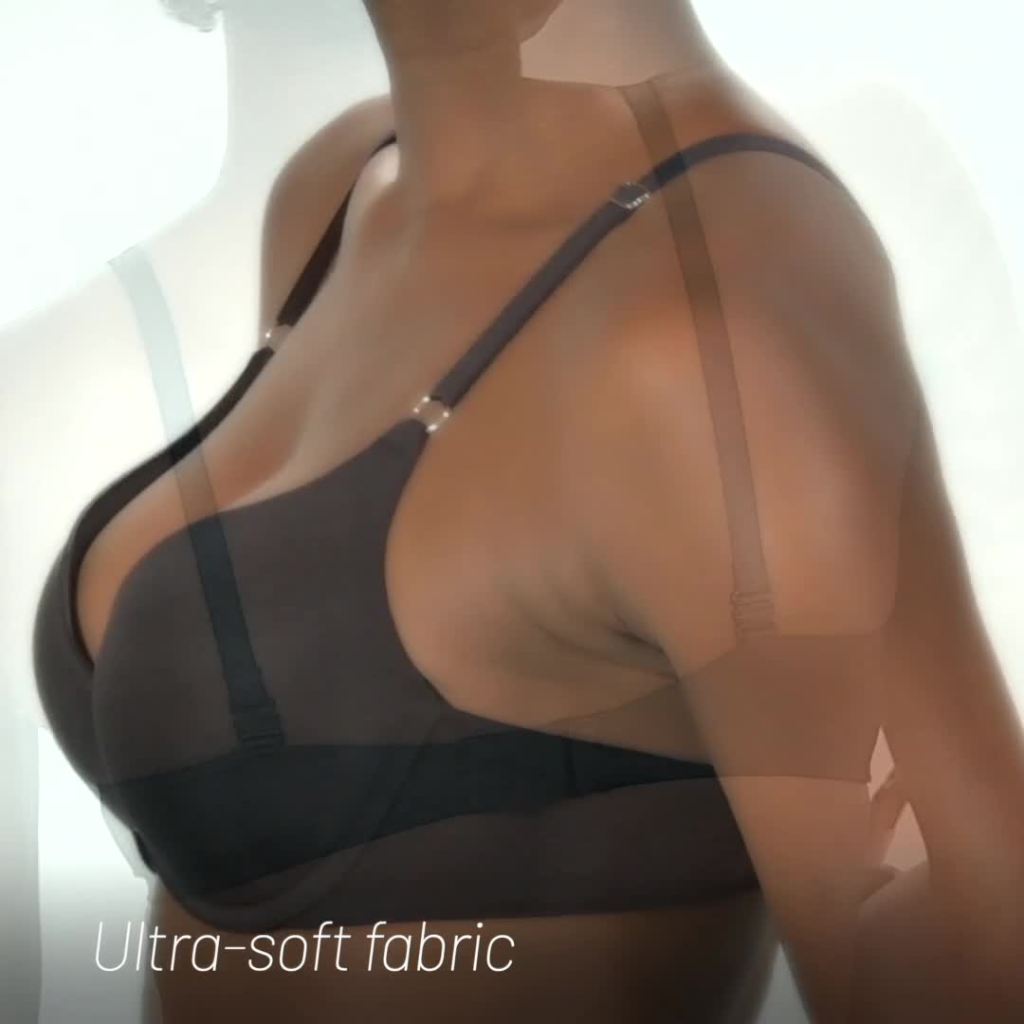 thumbnail video image 2 of Lily of France Womens Ego Boost Push-Up Bra Style-2131101, 2 of 4