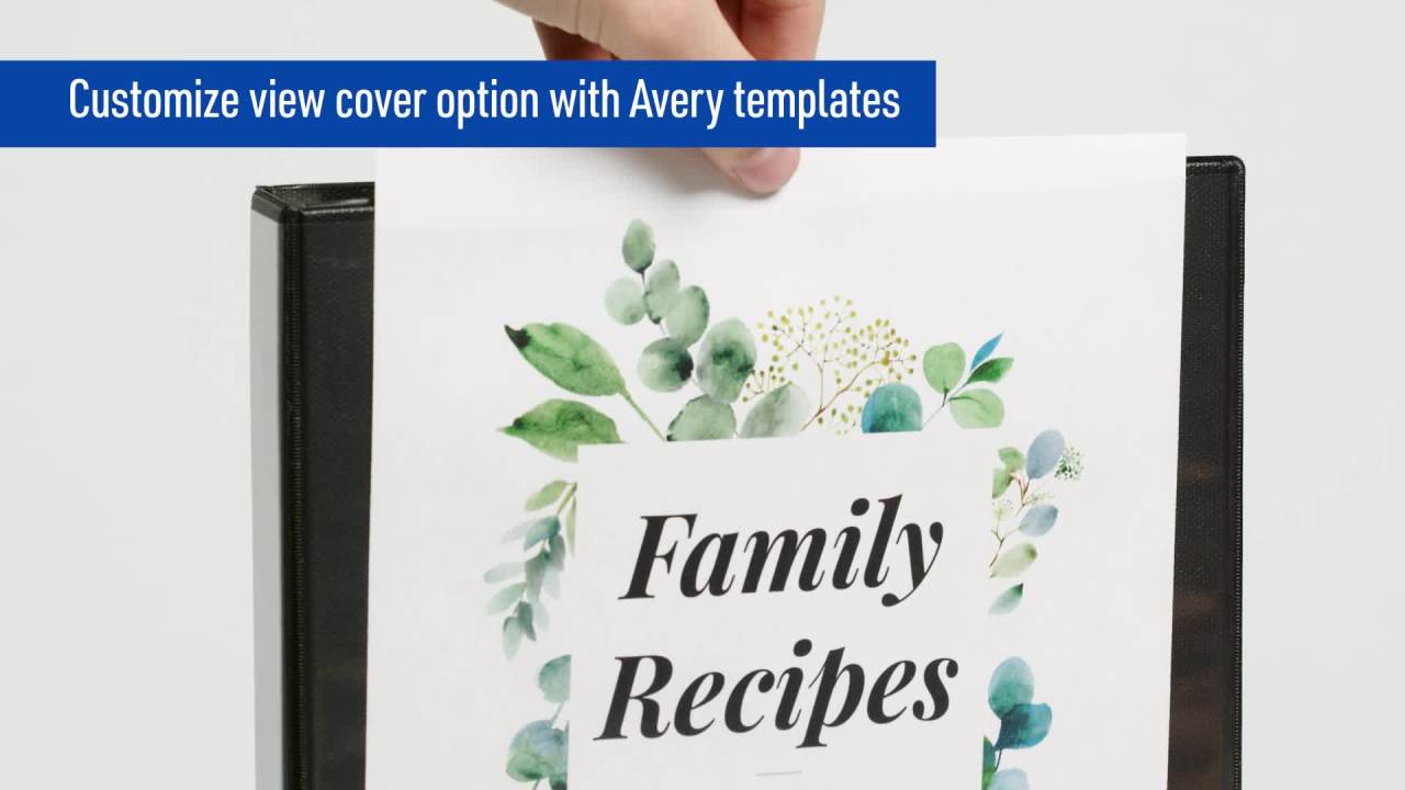 thumbnail video image 2 of Avery 1" Mini Economy View Binder, Round Rings, 2 White Binders, 2 of 8