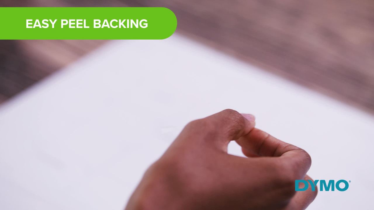 thumbnail video image 3 of DYMO Letratag 100H Handheld Label Maker, 3 of 9