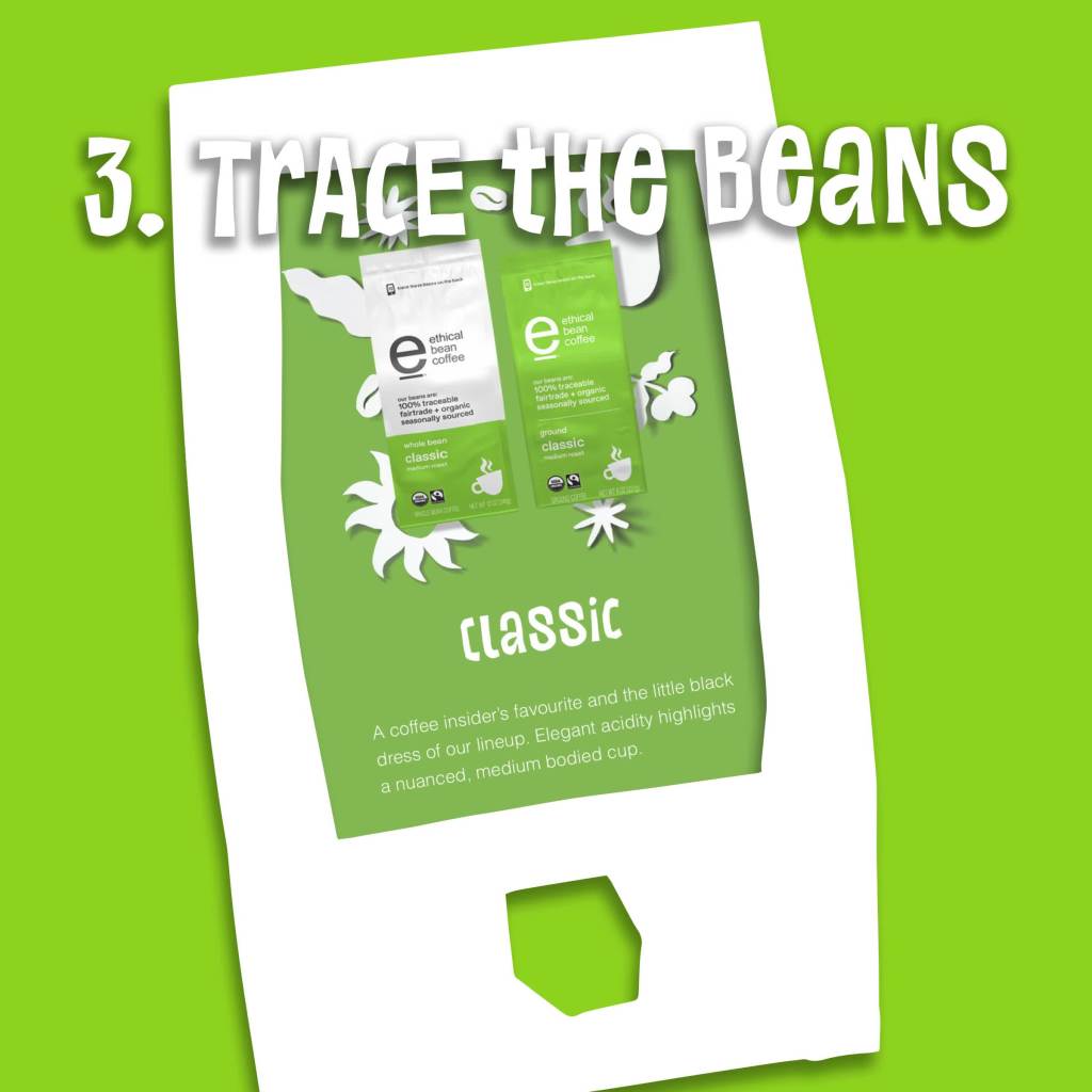 thumbnail video image 2 of Ethical Bean Classic Medium Roast Fairtrade Organic Whole Bean Coffee, 12 oz Bag, 2 of 16