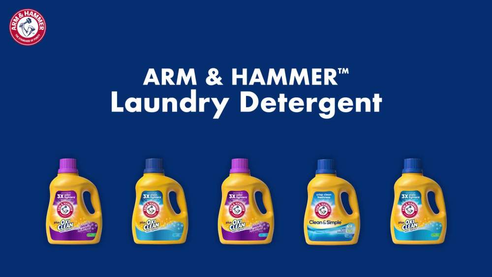 thumbnail video image 2 of ARM & HAMMER Plus OxiClean Odor Blasters Fresh Burst, Liquid Laundry Detergent, 128 Loads, 2 of 14