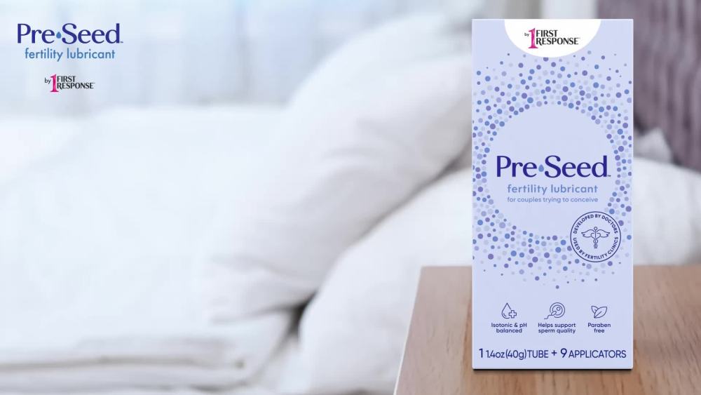 thumbnail video image 2 of Pre-Seed Fertility Lubricant, for Use by Couples Trying to Conceive, with 9 Applicators, 1.4 oz Tube, 2 of 10