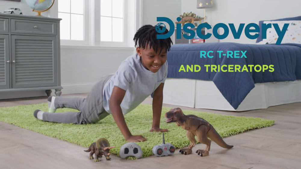 Discovery Kids Robotic RC T-Rex Action Dinosaur, with Wireless Remote Control & Moving Parts, Brown - image 2 of 12