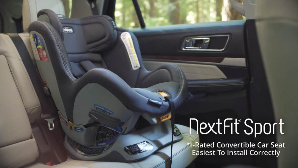 Chicco NextFit Sport Convertible Car Seat, Sky (Blue)