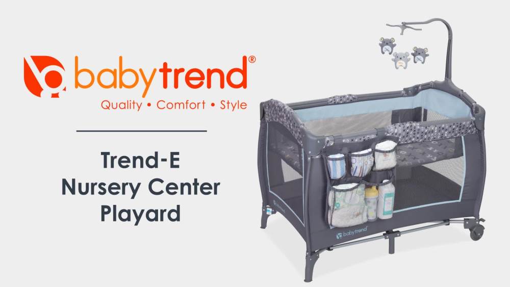 Baby Trend TrendE Nursery Center Playard, Unisex