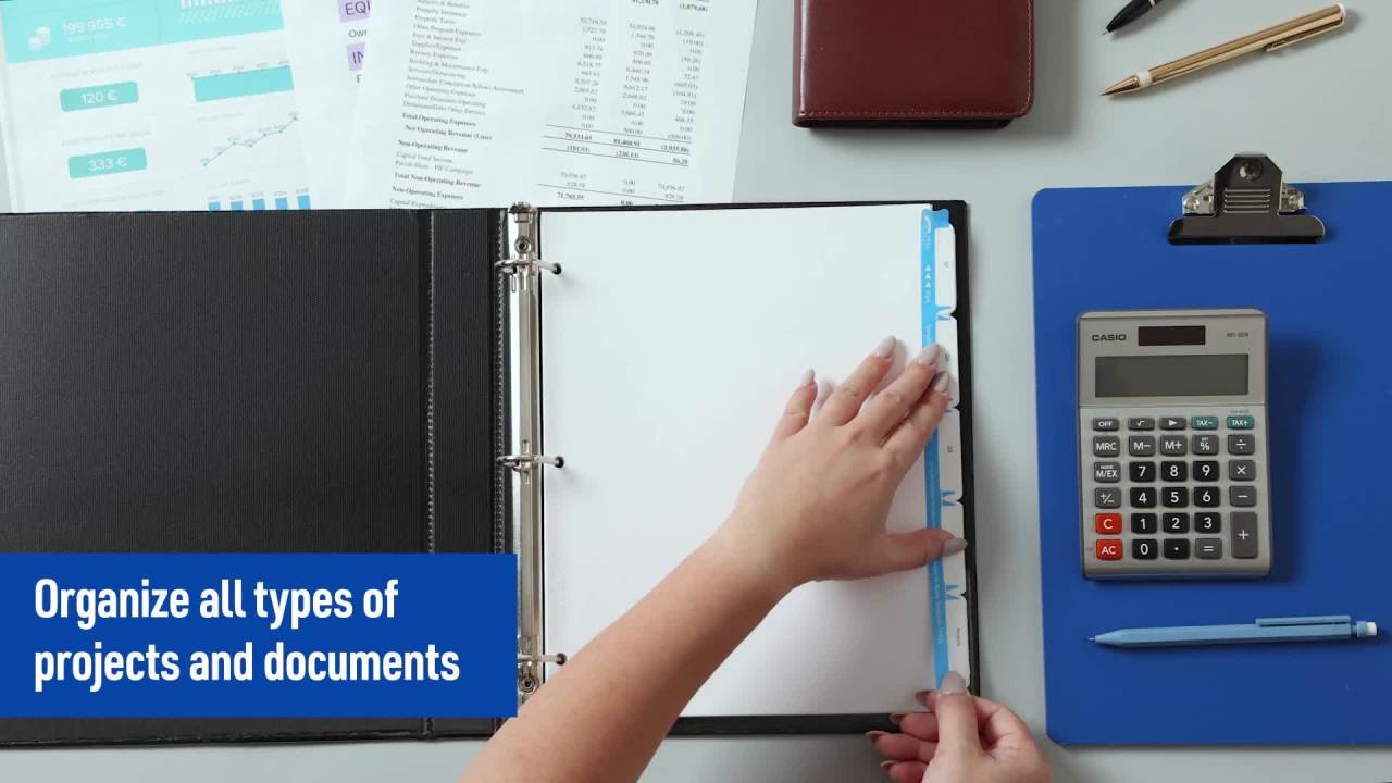 thumbnail video image 2 of Avery 8 Tab Print & Apply Dividers, Index Maker, 5 Sets (11437), 2 of 10