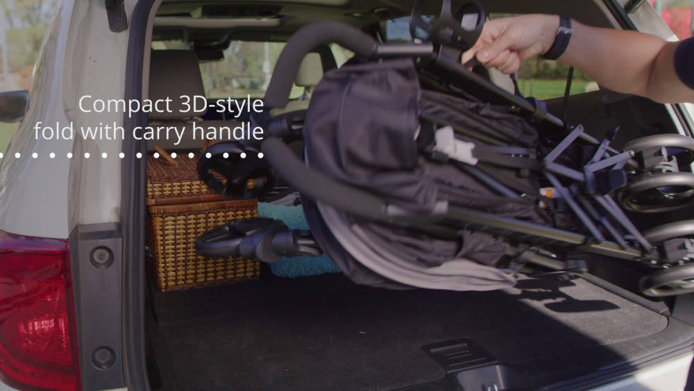 Chicco Liteway Lightweight Stroller Moon Grey (Grey/Black)