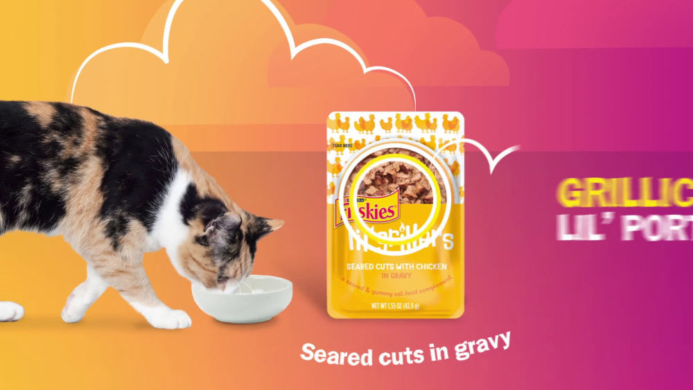 Purina Friskies Lil' Grillers Wet Cat Food Variety Pack, 1.55 oz