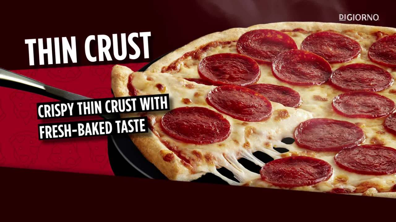 thumbnail video image 2 of DiGiorno Gluten Free Crust Cheese and Pepperoni Pizza, 24.2 oz (Frozen), 2 of 12