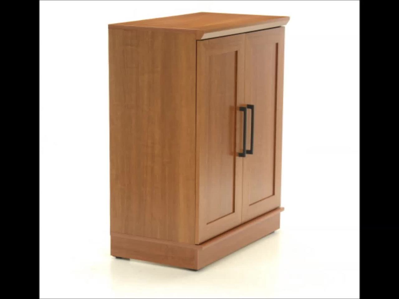 thumbnail video image 2 of Sauder Homeplus Base Cabinet, Sienna Oak Finish, 2 of 10