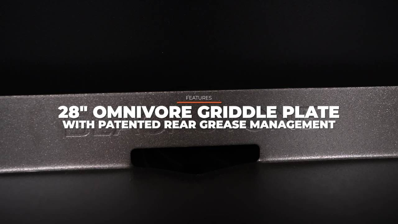 thumbnail video image 2 of Blackstone Original 2-Burner 28" Propane Omnivore Griddle with Hard Cover, 2 of 9