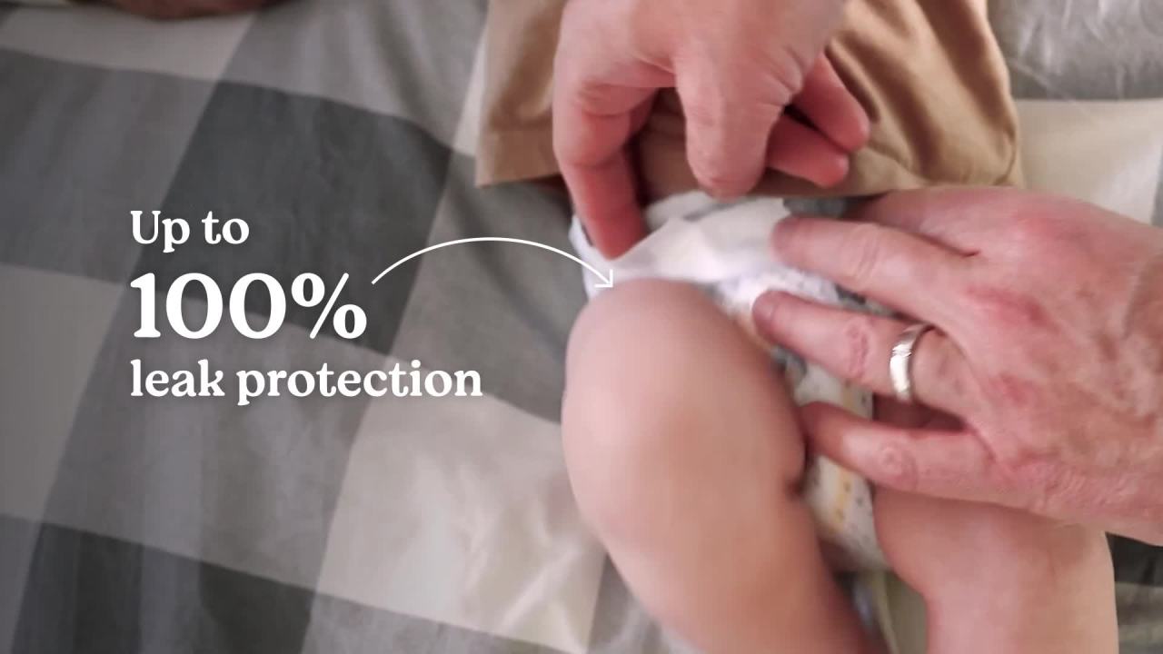 thumbnail video image 2 of Huggies Little Snugglers Baby Diapers, Size Newborn (up to 10 lbs), 136 Ct (Select for More), 2 of 15