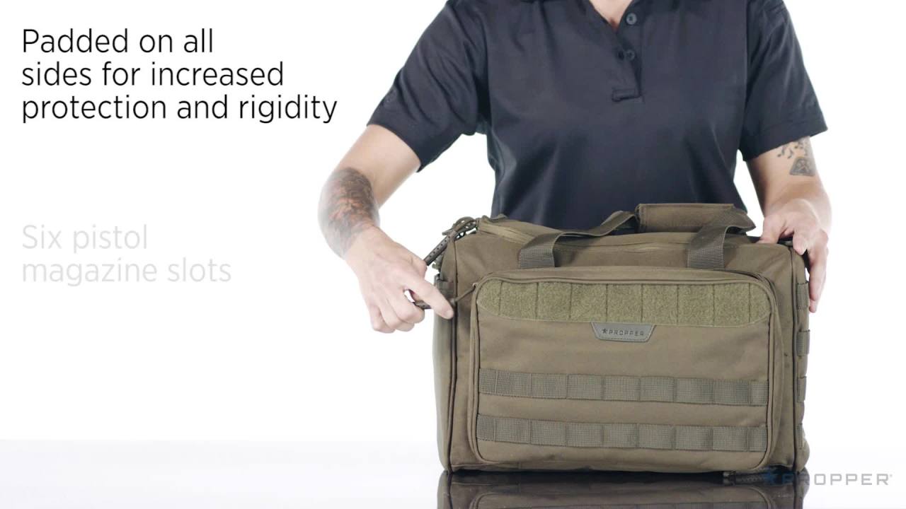 thumbnail video image 2 of Propper Range Bag, 2 of 6