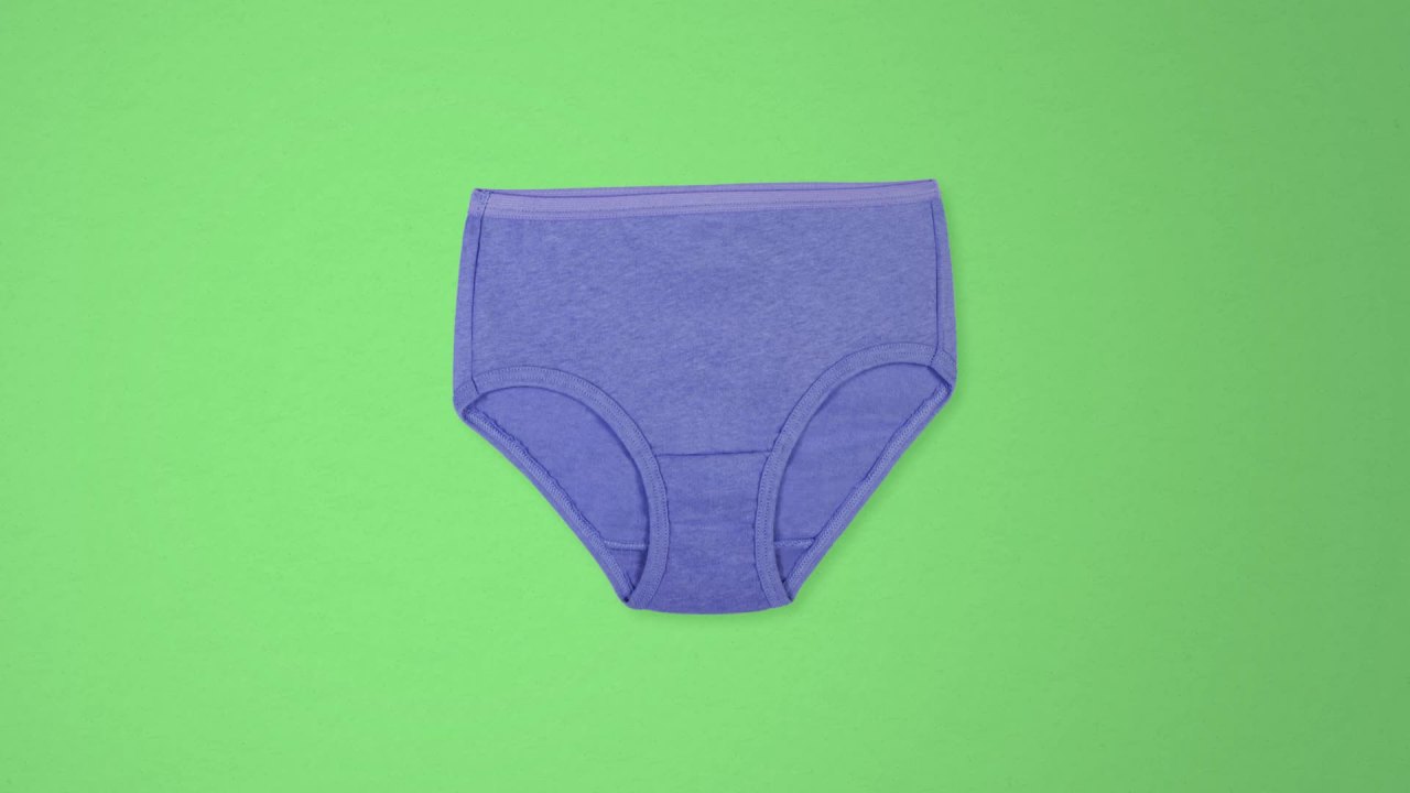thumbnail video image 2 of Fruit of the Loom Girls' Assorted Cotton Brief Underwear, 10 Pack Panties Sizes 4 - 14, 2 of 5