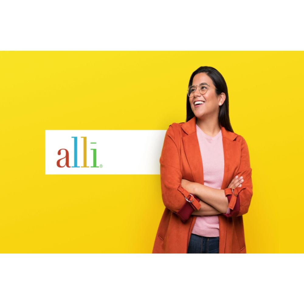 Alli Orlistat Diet Weight Loss Supplement Pills, 60 mg, 120 Ct