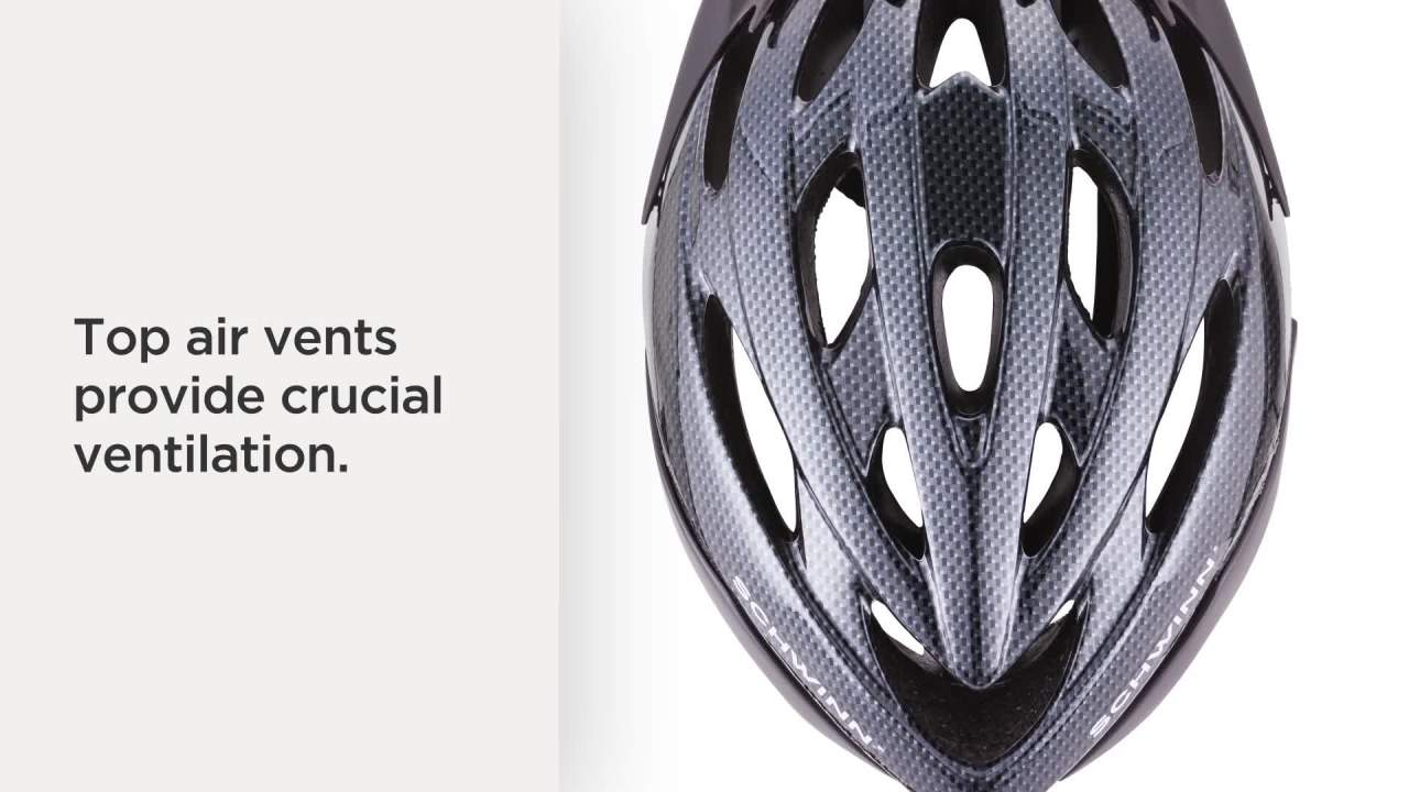 thumbnail video image 2 of Schwinn Thrasher Adult Bicycle Helmet, Ages 14+, Carbon Black, 2 of 8