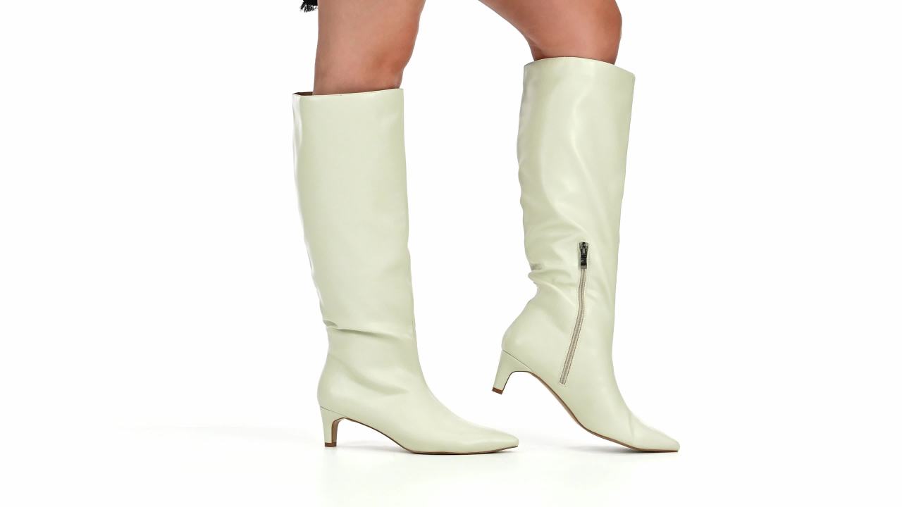 thumbnail video image 2 of Journee Womens Tullip Kitten Heel Pointed Toe Boots, 2 of 10