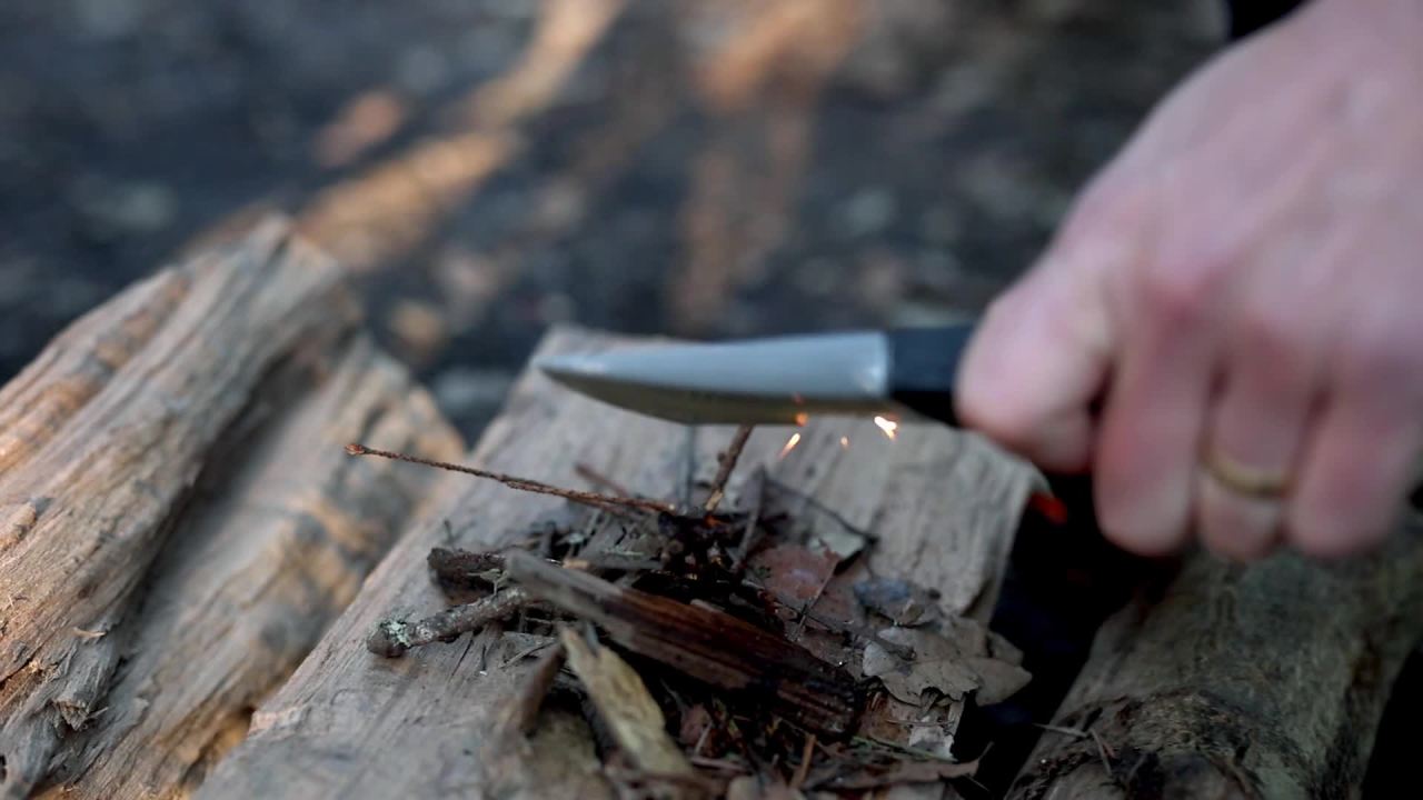 thumbnail video image 2 of Stansport 14" Camping Axe & Saw Multitool, 2 of 9