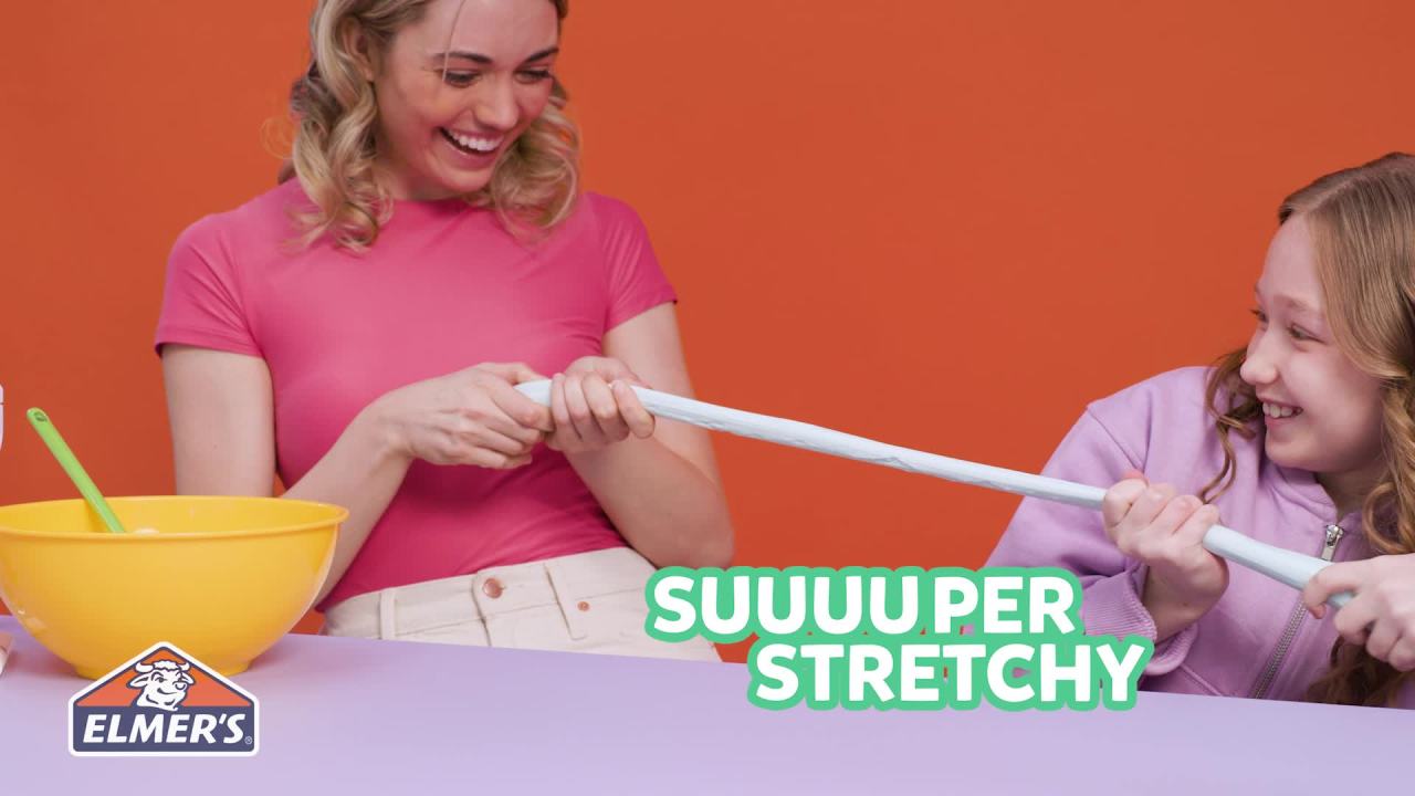 thumbnail video image 2 of Elmer’s Stretch 'N Create Dough Kit, 3 Ways to Play, Keychains and Ornaments Kit, 18 Count, 2 of 7
