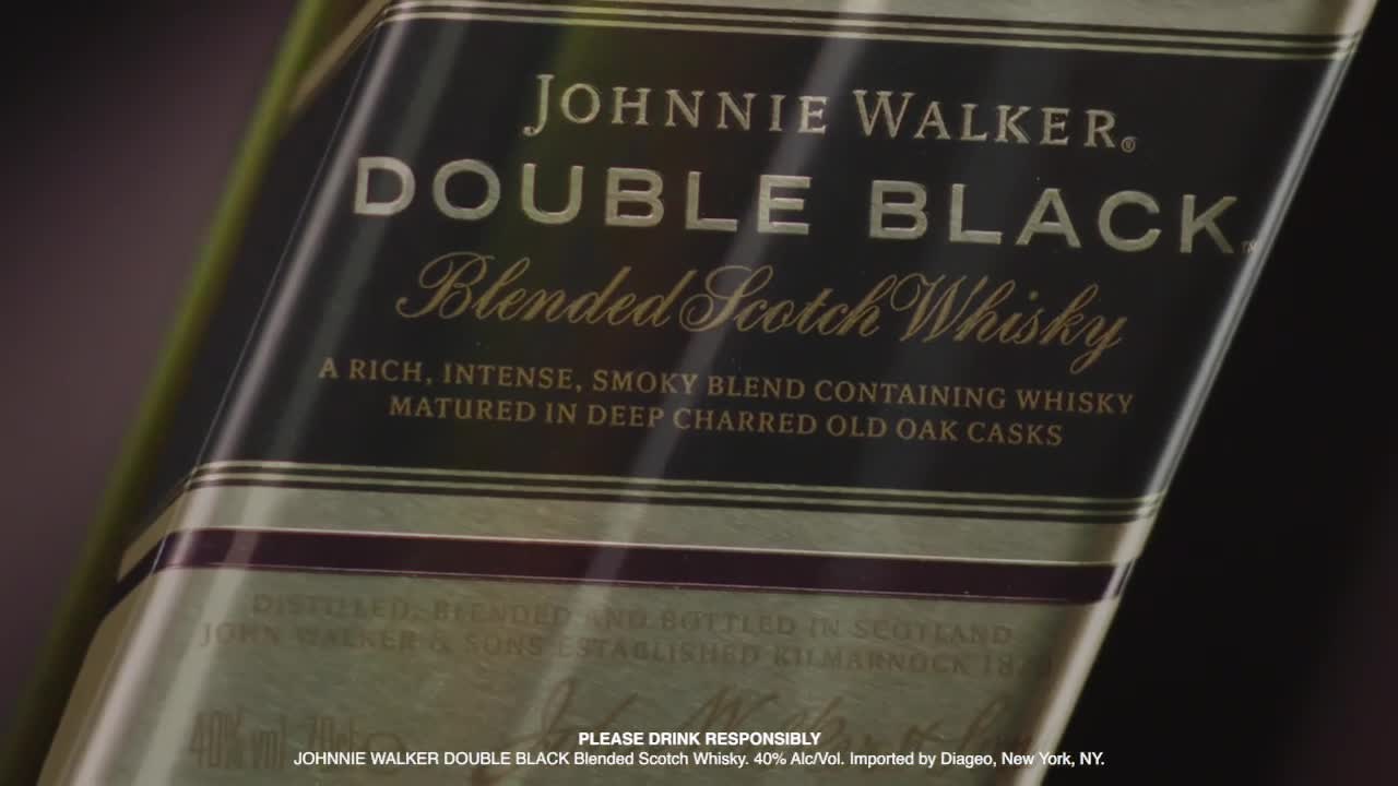 thumbnail video image 2 of Johnnie Walker Double Black Label Blended Scotch Whisky, 750 mL, 40% ABV, 2 of 9