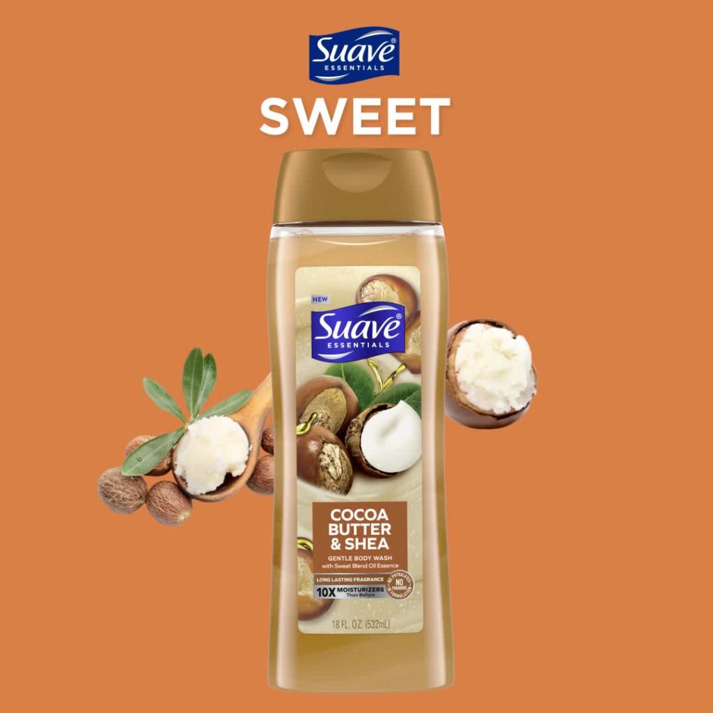 thumbnail video image 2 of (4 pack) Suave Essentials Body Wash, Ocean Breeze, 18 oz, 2 of 9