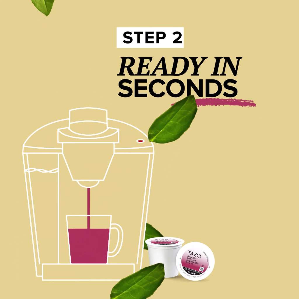 thumbnail video image 2 of TAZO K-Cup® Pods Black Tea, Caffeinated, Tea Bags 10 Ct, 2 of 8