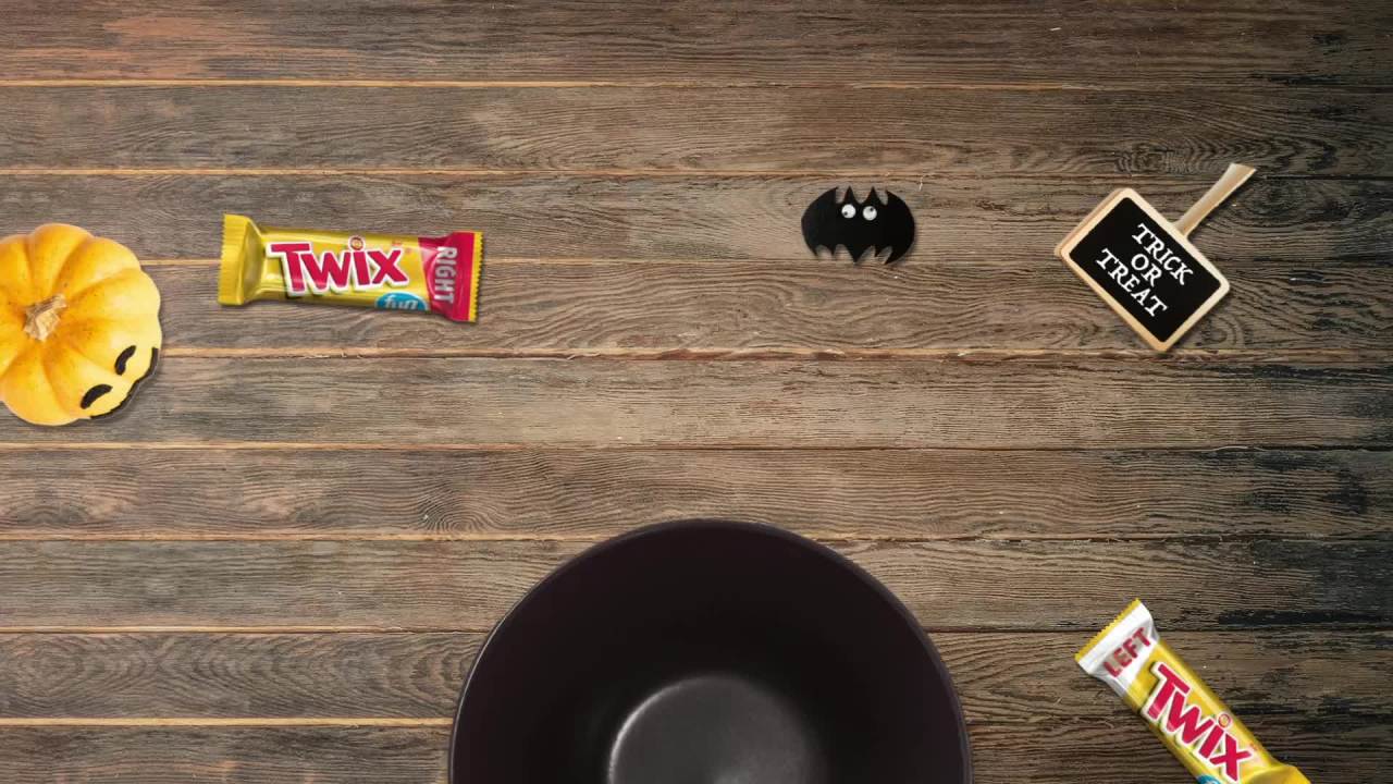 thumbnail video image 2 of (3 pack) Twix Fun Size Halloween Chocolate Candy Bars - 18.28 oz Bag, 2 of 14