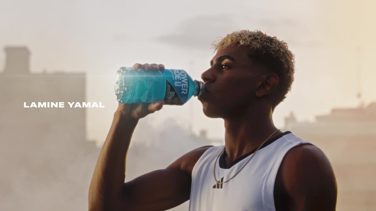 thumbnail video image 2 of POWERADE Fruit Punch Electrolyte Sports Drink, 20 fl oz, 8 Pack Bottles, 2 of 14