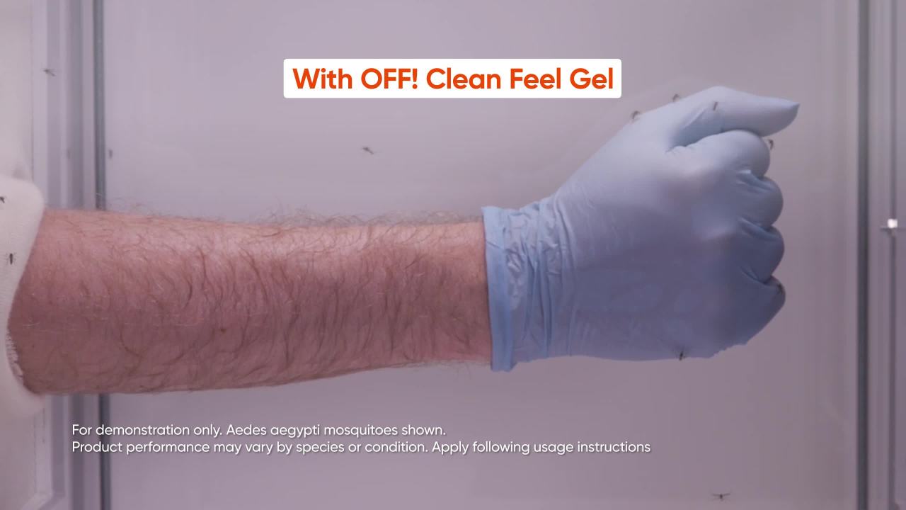 thumbnail video image 2 of OFF! Clean Feel Picaridin Clear Gel Insect Repellent, 3.8 oz, 2 of 15