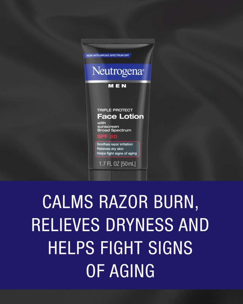 thumbnail video image 2 of Neutrogena Triple Protect Men's Face Lotion, SPF 20, 1.7 fl. oz, 2 of 12