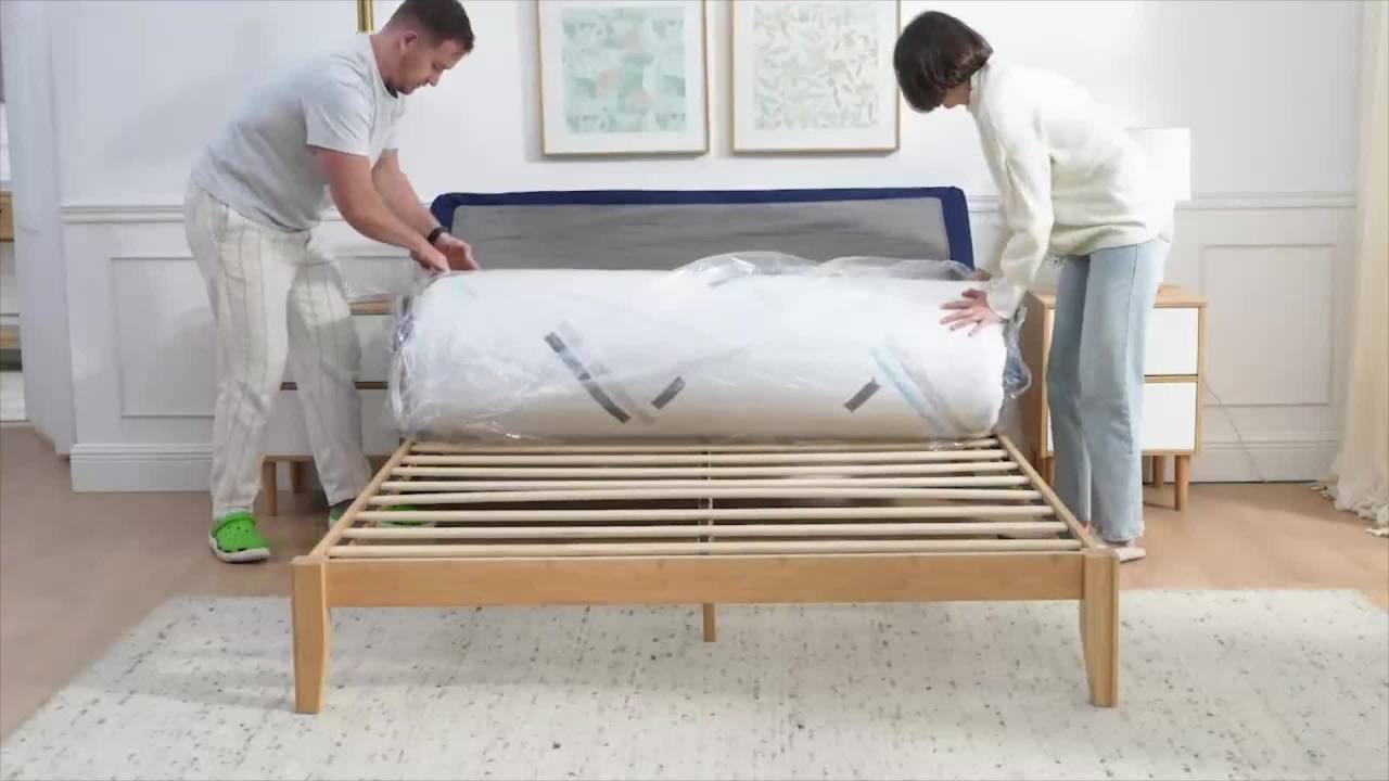 thumbnail video image 2 of Revo Sleep Hybrid Mattress: Experience Quality Comfort, Adaptive Support Breathable Cooling Relief with 12-Inch Memory Foam and Spring Hybrid Mattress, Mattress in a Box, Full, 2 of 9