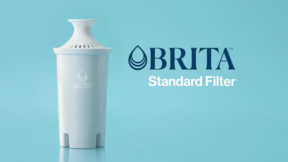Brita Small 6 Cup Space Saver Water Filter Pitcher with 1 Standard Filter, Made Without BPA, Space Saver, White - image 2 of 10