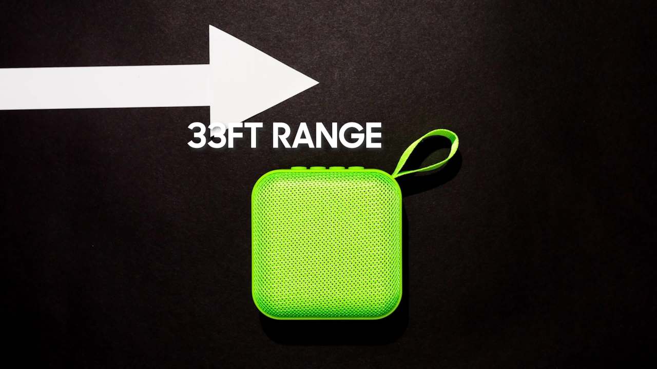 thumbnail video image 2 of Sharper Image® Louder as One 3 inch Wireless Speaker, Gray, 0.8 lb., 2 of 11