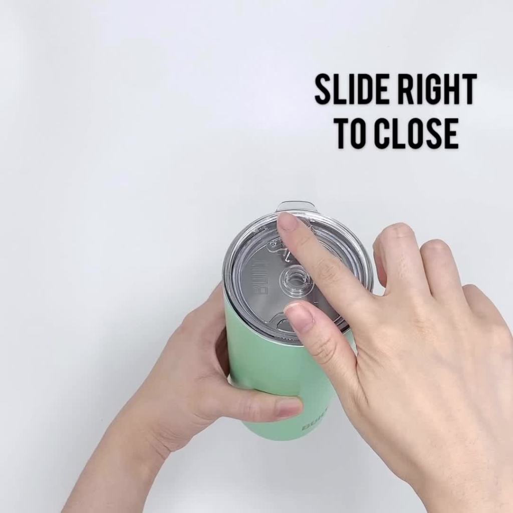 thumbnail video image 2 of Built 20-Ounce Double-Wall Stainless Steel Tumbler in Medieval Blue, 2 of 13