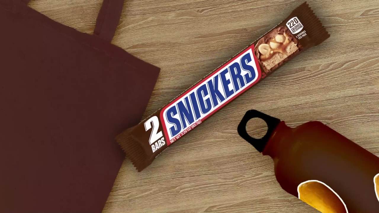 thumbnail video image 2 of Snickers Chocolate Candy Bars Father’s Day Gift, Share Size - 3.29 oz, 2 of 15
