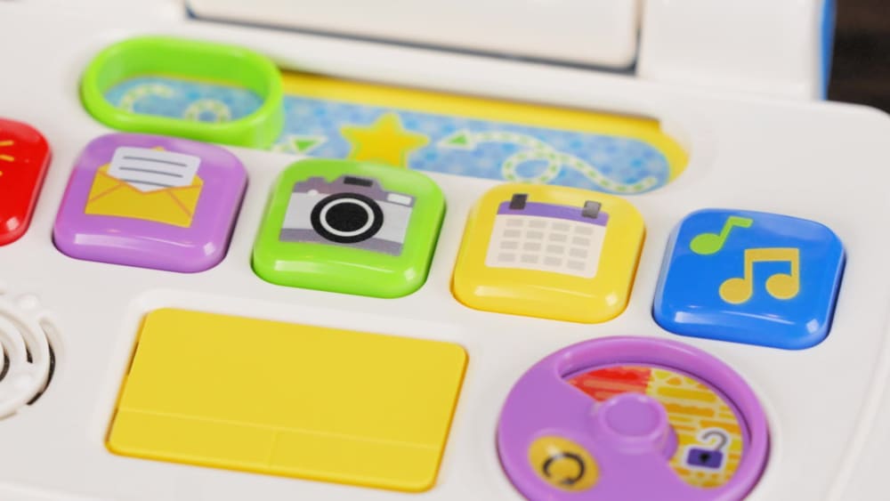 thumbnail video image 3 of VTech Toddler Tech Laptop Baby and Toddler Toys, 3 of 12